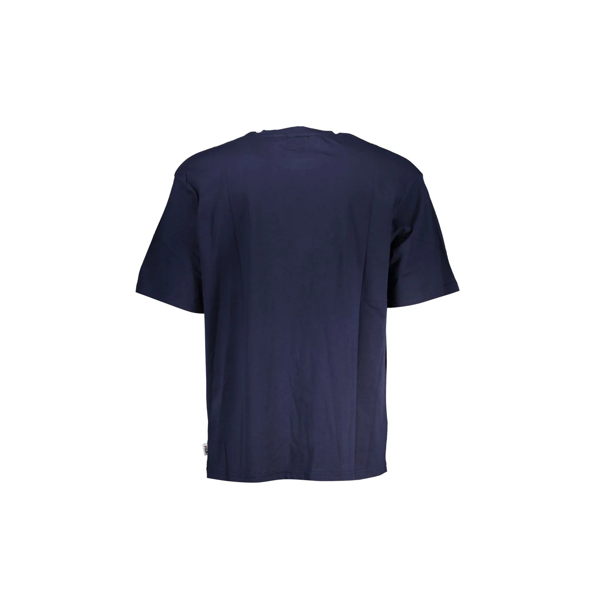 Fila T-Shirt Maniche Corte Uomo Blu Stampa Logo - vista 2
