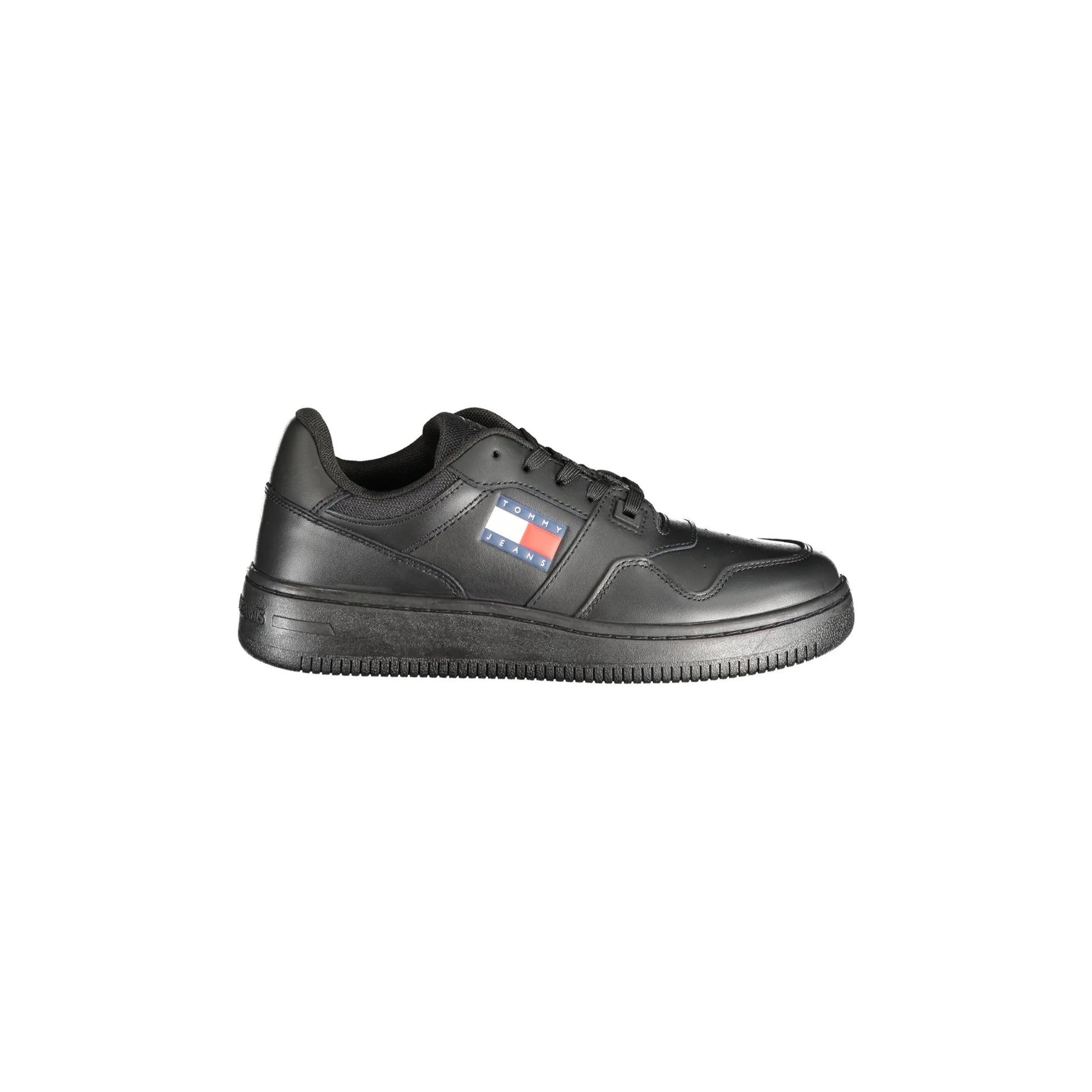 TOMMY HILFIGER Scarpe Sneakers Donna Nero con Dettagli a Contrasto - foto prodotto