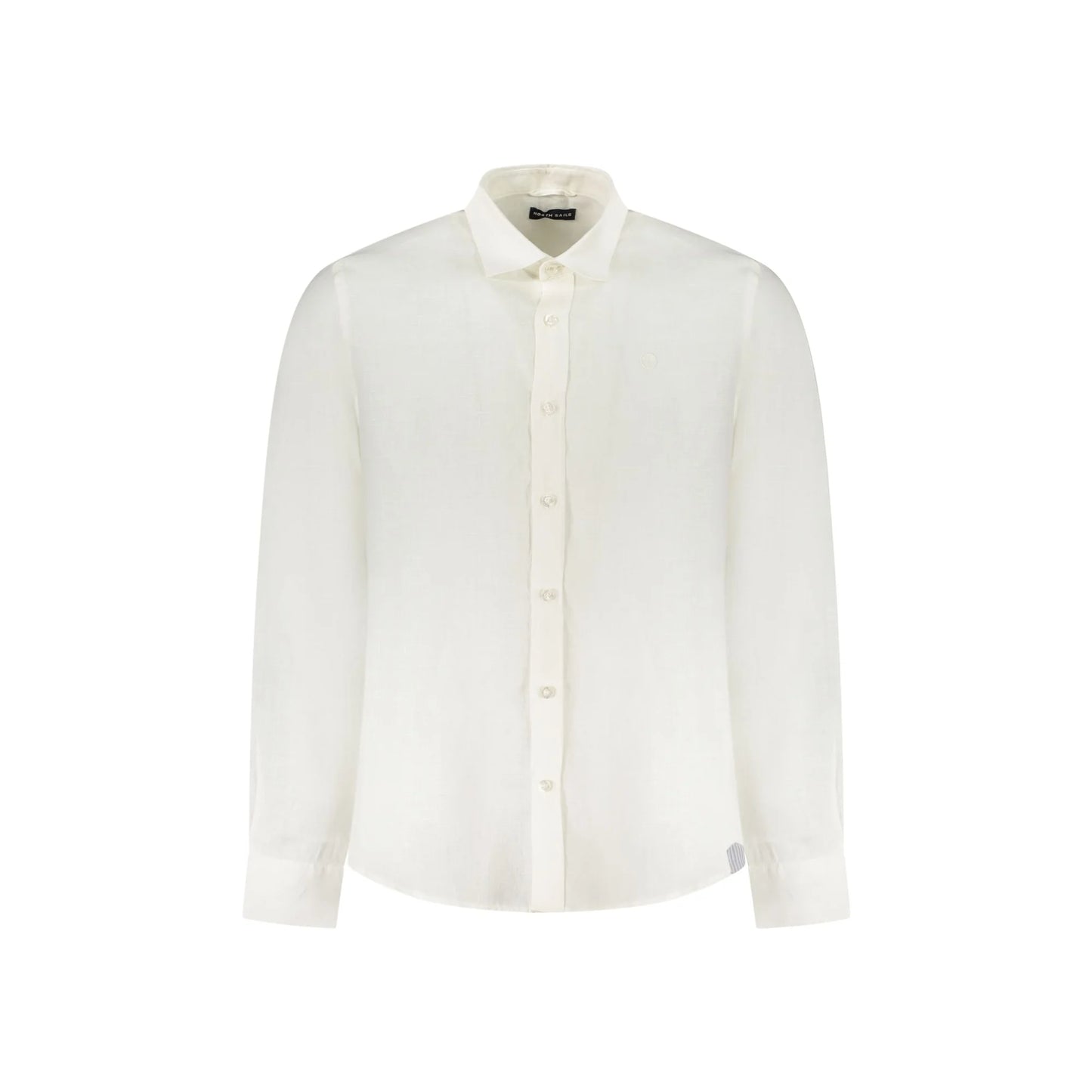 North Sails Camicia Maniche Lunghe Uomo Bianca Ricamo Camicie Bianco - foto prodotto