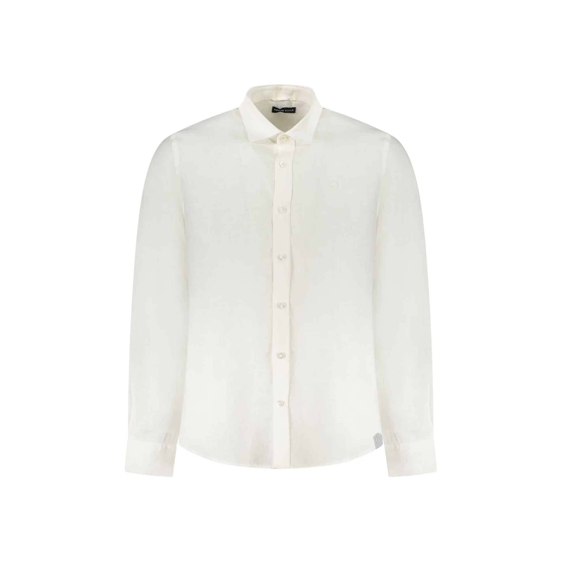 North Sails Camicia Maniche Lunghe Uomo Bianca Ricamo Camicie Bianco - foto prodotto