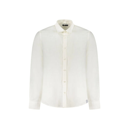 North Sails Camicia Maniche Lunghe Uomo Bianca Ricamo Camicie Bianco - foto prodotto