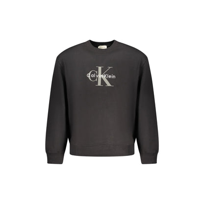 Calvin Klein Felpa Maniche Lunghe Uomo Nera Stampa Felpe Nero - foto prodotto