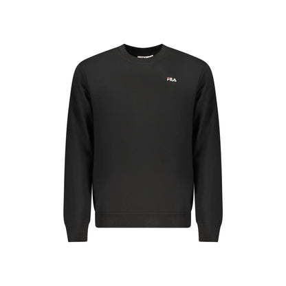 Fila Felpa Maniche Lunghe Uomo Nera Ricamo Logo Felpe Nero - foto prodotto