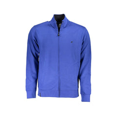 U.S. Grand Polo Felpa Maniche Lunghe Uomo Blu Zip Ricamo