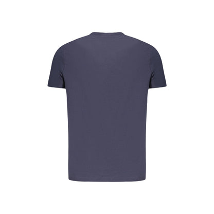 Norway 1963 T-Shirt Uomo Blu Maniche Corte Stampa Logo - vista 2