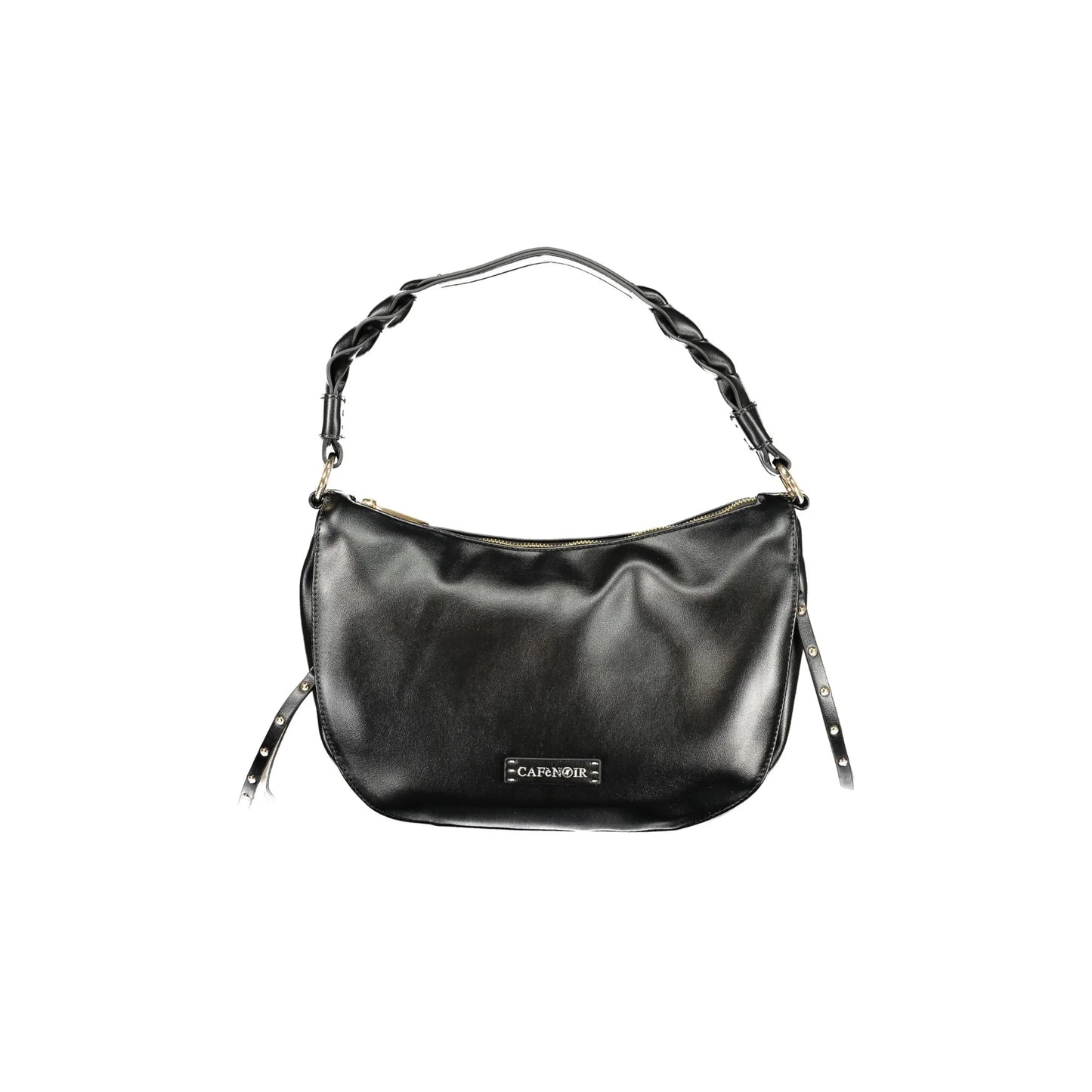 Cafenoir Borsa a Tracolla Donna Nera Logo Borse Nero - foto prodotto