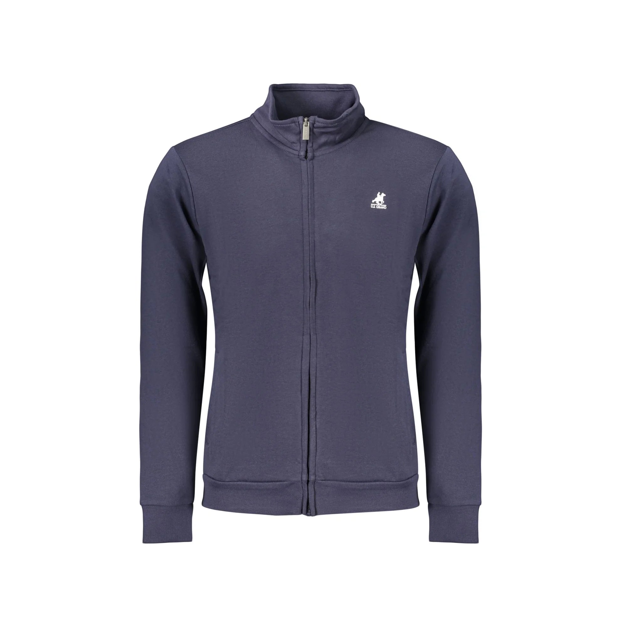 U.S. GRAND FELPA CON ZIP UOMO BLU