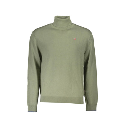 Napapijri Maglione Uomo Verde Ricamo Maglie - foto prodotto