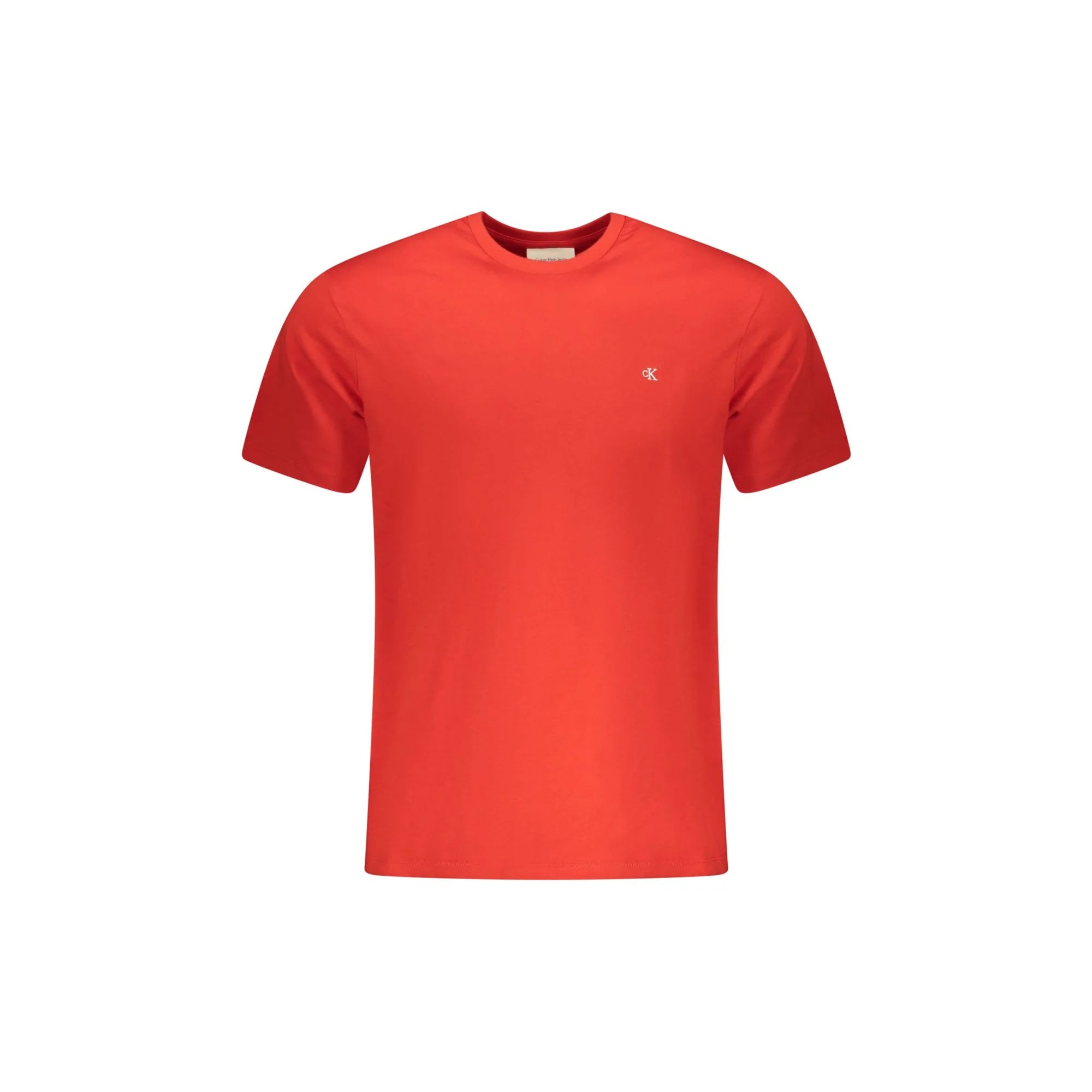CALVIN KLEIN T-SHIRT MANICHE CORTE UOMO ROSSO