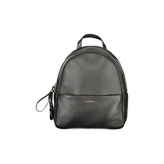 Coccinelle Zaino Pelle Donna Nero Chiusura con Zip