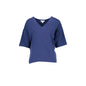GANT T-SHIRT MANICHE CORTE DONNA BLU