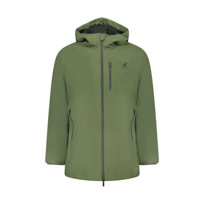 U.S. Grand Giubbotto Uomo Verde con Cappuccio Zip Ricamo Logo Giubbotti e Giacche - foto prodotto