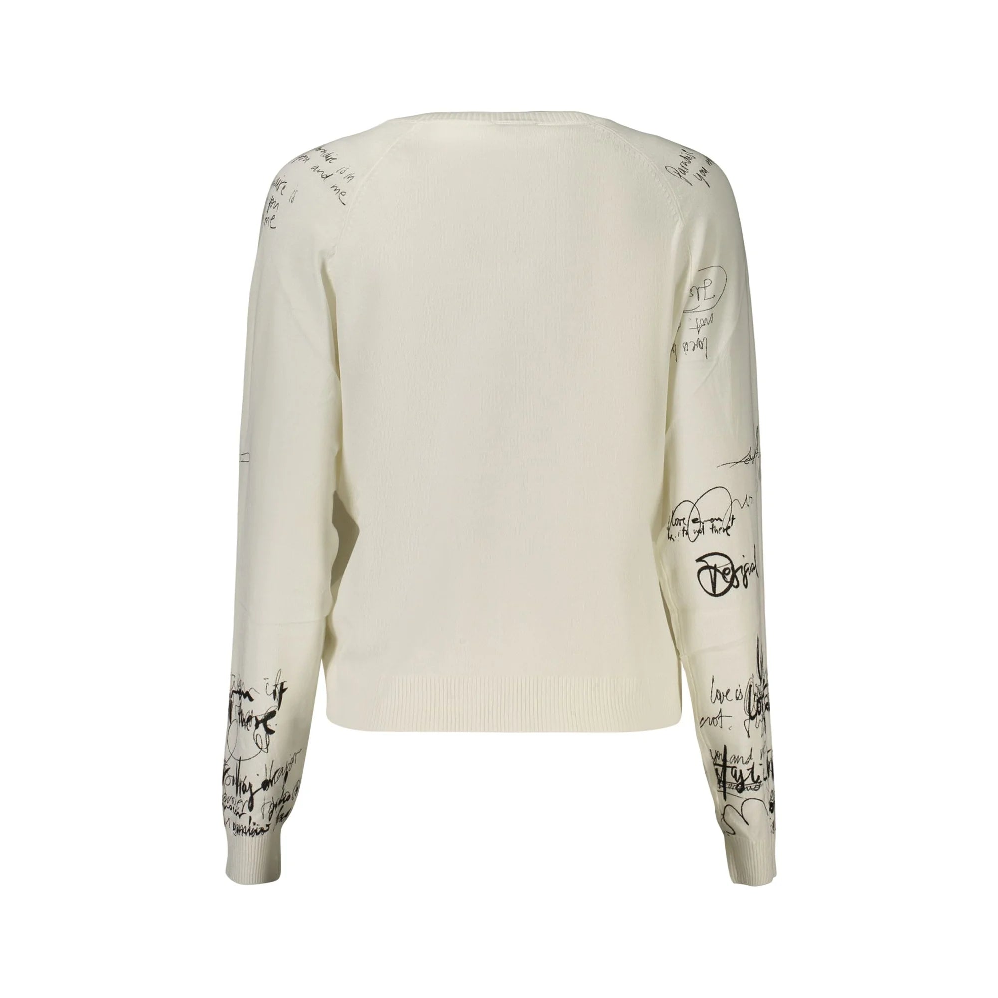 DESIGUAL MAGLIA DONNA BIANCO