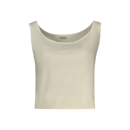 Guess Jeans Canotta Donna Bianca Ricamo Camicie Bianco - foto prodotto