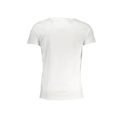Cavalli Class T-Shirt Maniche Corte Uomo Bianca Stampa Logo bianco - vista 2