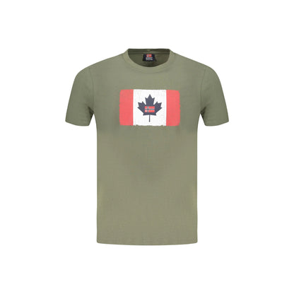 Norway 1963 T-Shirt Uomo Verde Maniche Corte Stampa Logo - foto prodotto