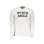 North Sails T-Shirt Uomo Maniche Lunghe Girocollo Cotone Stampa Logo Bianco - foto prodotto