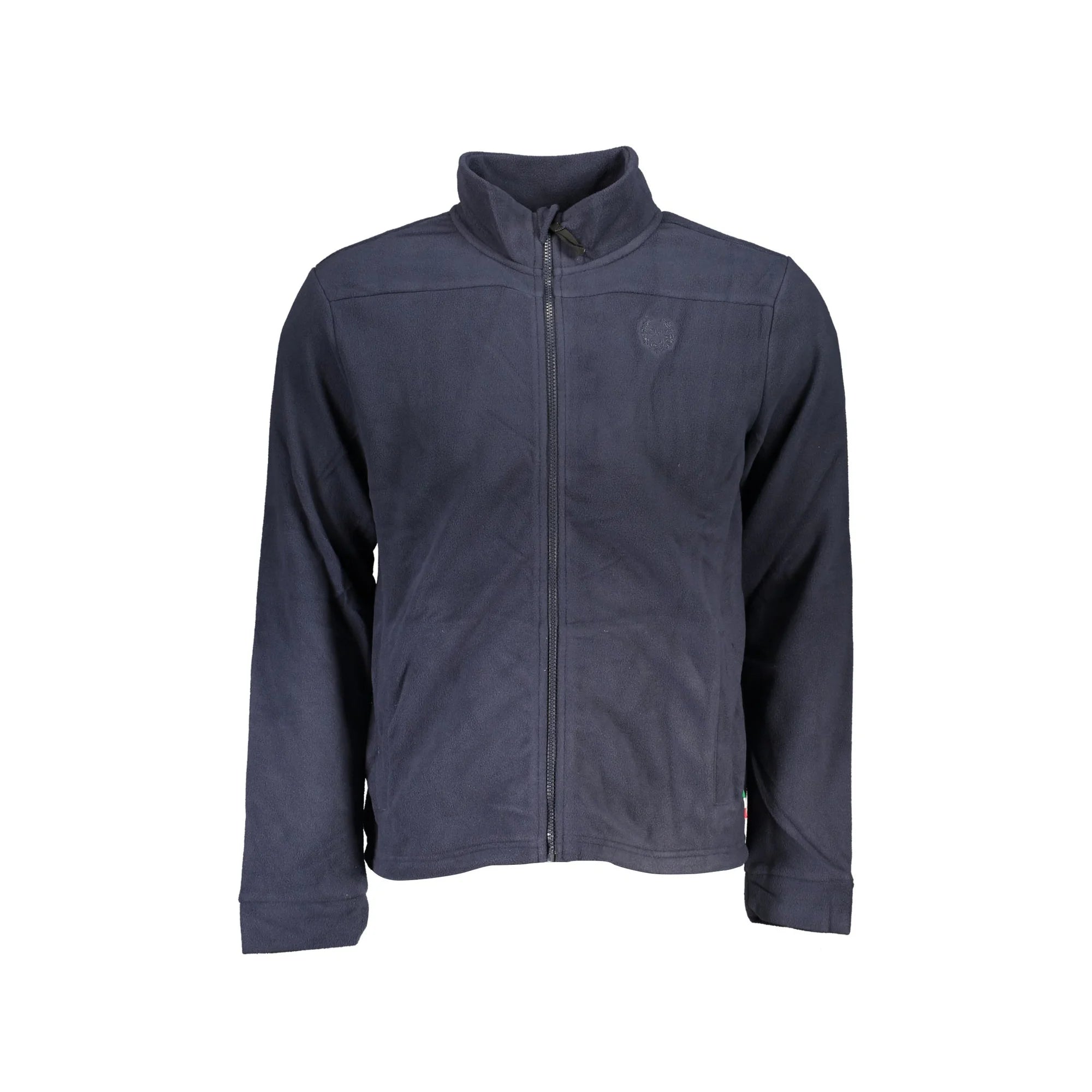 GIAN MARCO VENTURI FELPA CON ZIP UOMO BLU