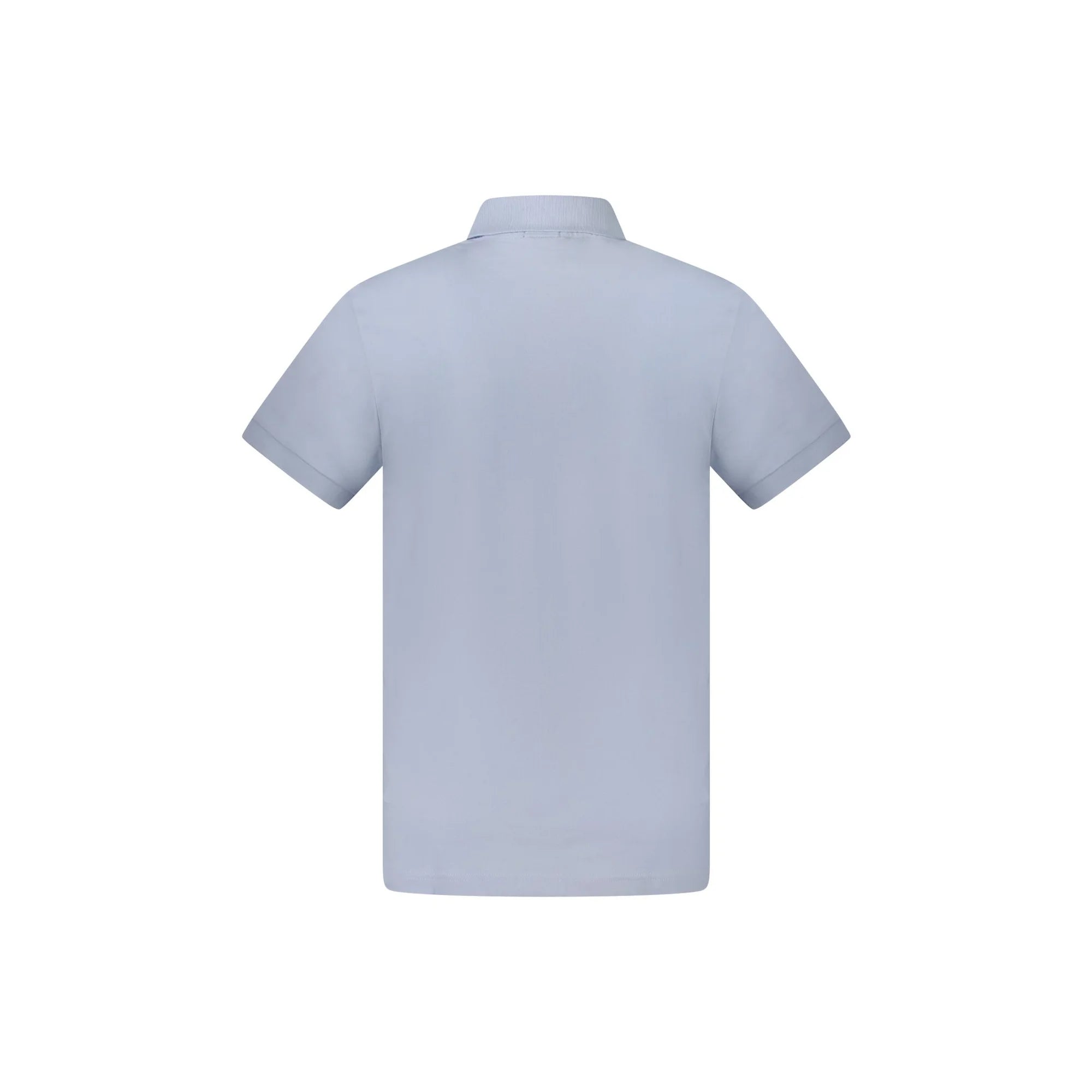 HUGO BOSS POLO MANICHE CORTE UOMO AZZURRO