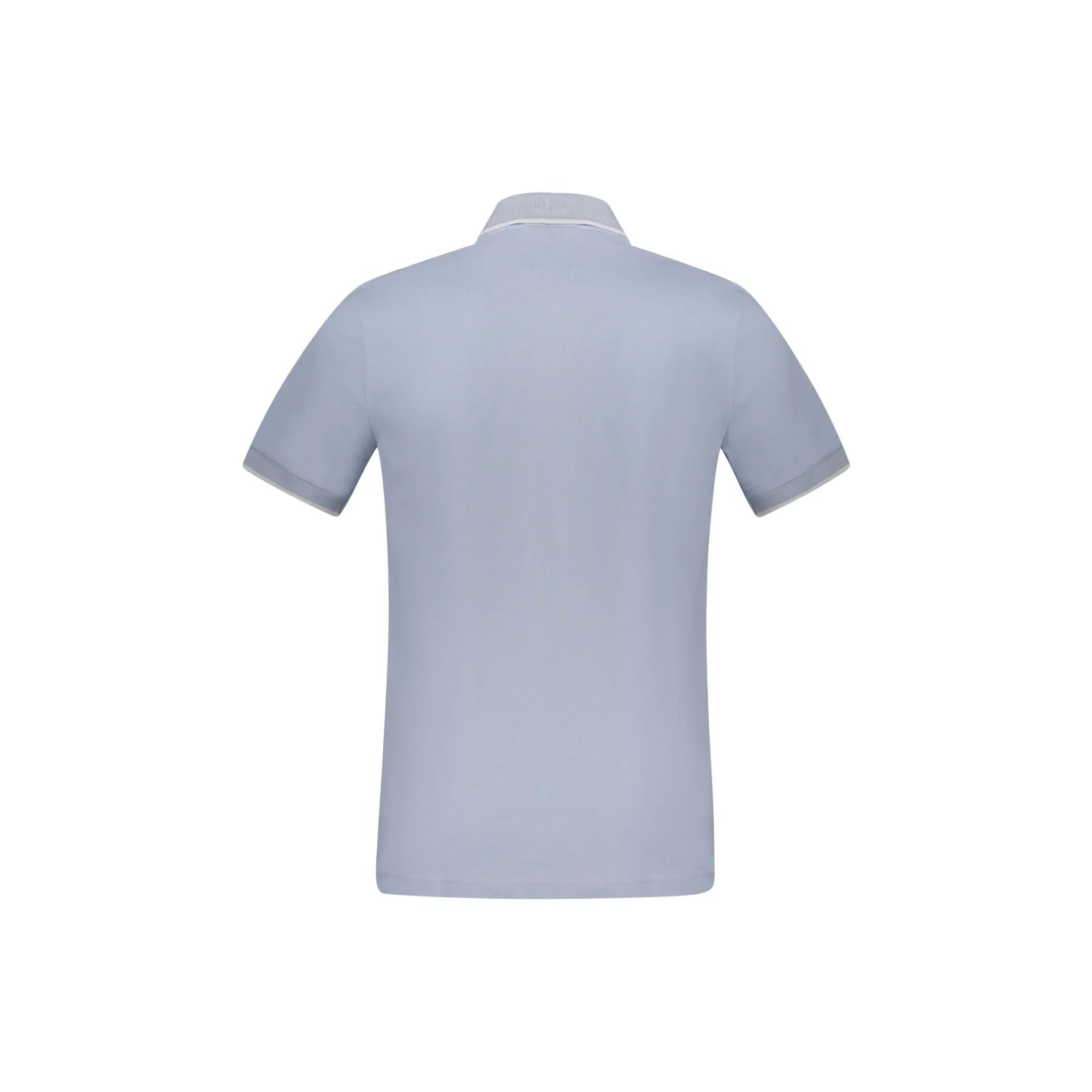 HUGO BOSS POLO MANICHE CORTE UOMO AZZURRO