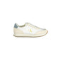 CALVIN KLEIN Scarpe Sneakers Uomo Bianche con Dettagli Azzurri Bianco - foto prodotto