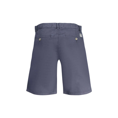 Guess Jeans Short Pantaloni Bermuda Uomo Blu Logo - vista 2