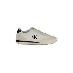 Calvin Klein Sneakers Uomo Bianche Ricamo/Logo