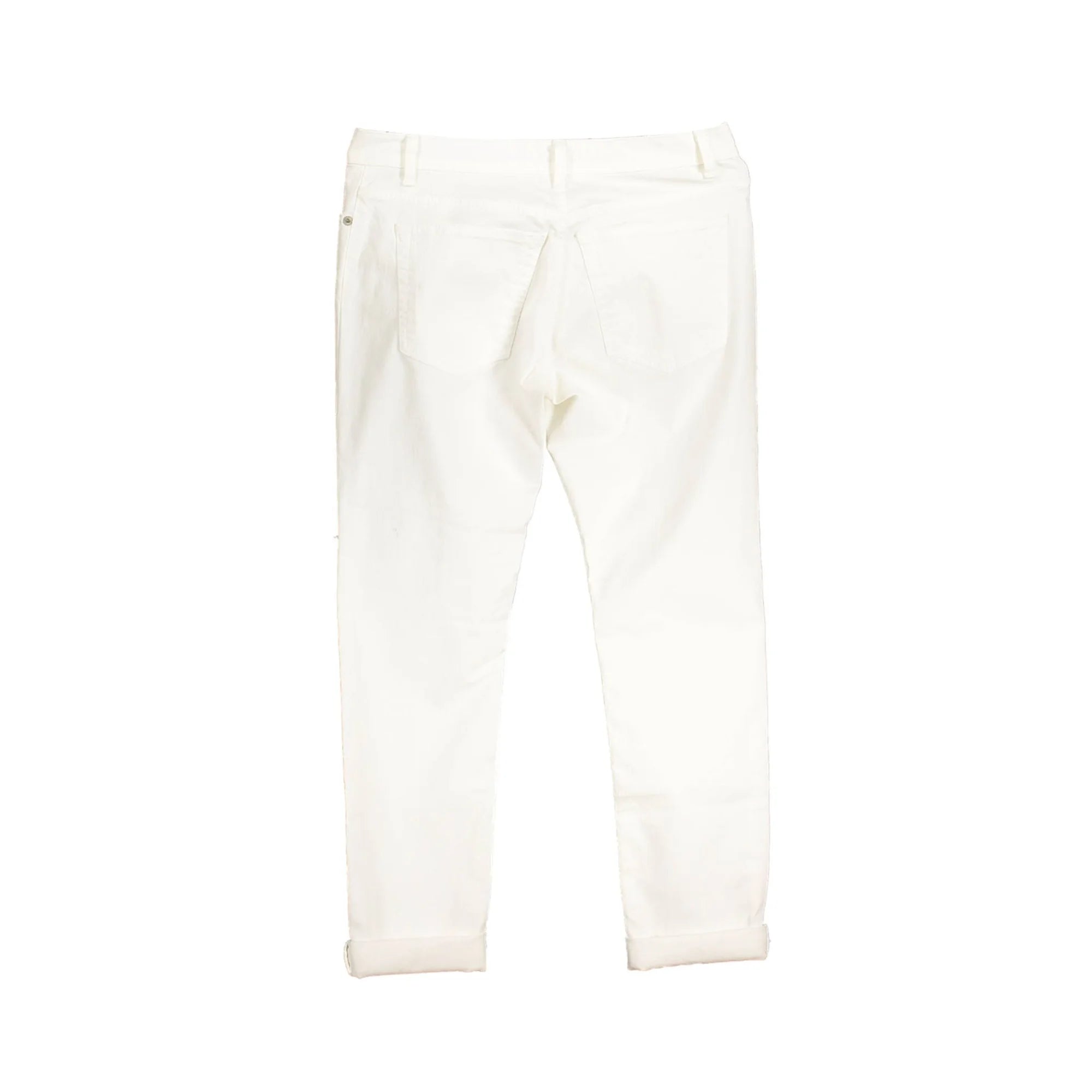 FRED PERRY PANTALONE DONNA BIANCO
