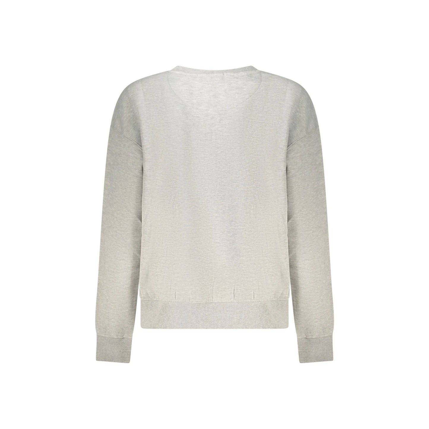 Pepe Jeans Felpa Maniche Lunghe Donna Grigia Stampa Logo Felpe grigio - vista 2