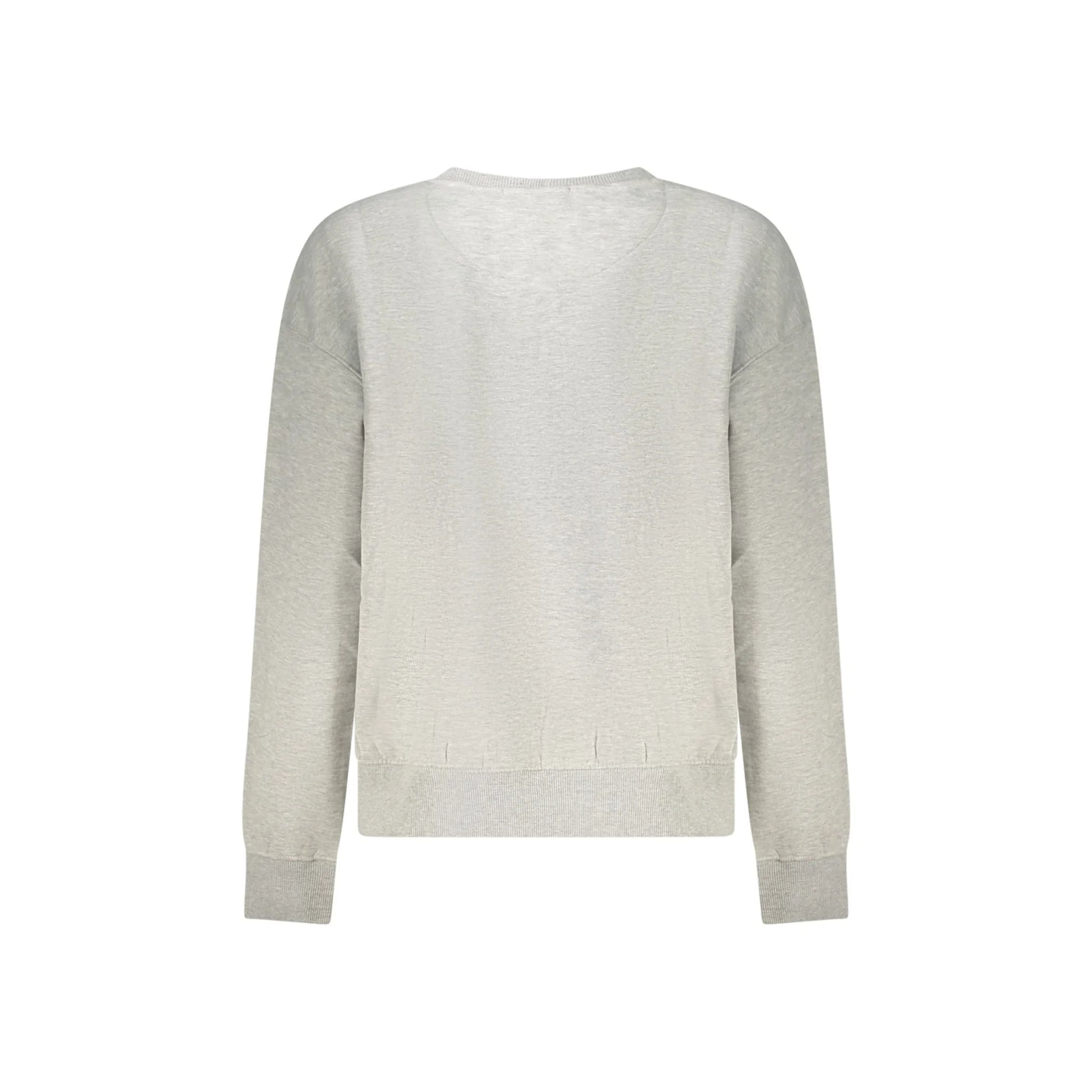 Pepe Jeans Felpa Maniche Lunghe Donna Grigia Stampa Logo Felpe grigio - vista 2