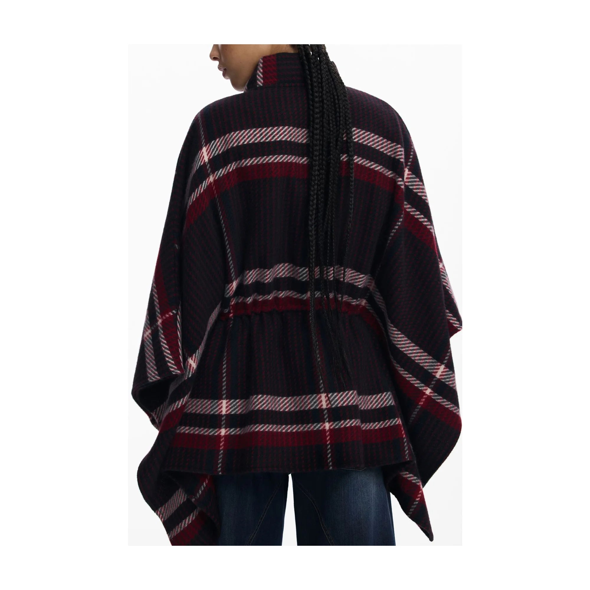DESIGUAL PONCHO DONNA NERO