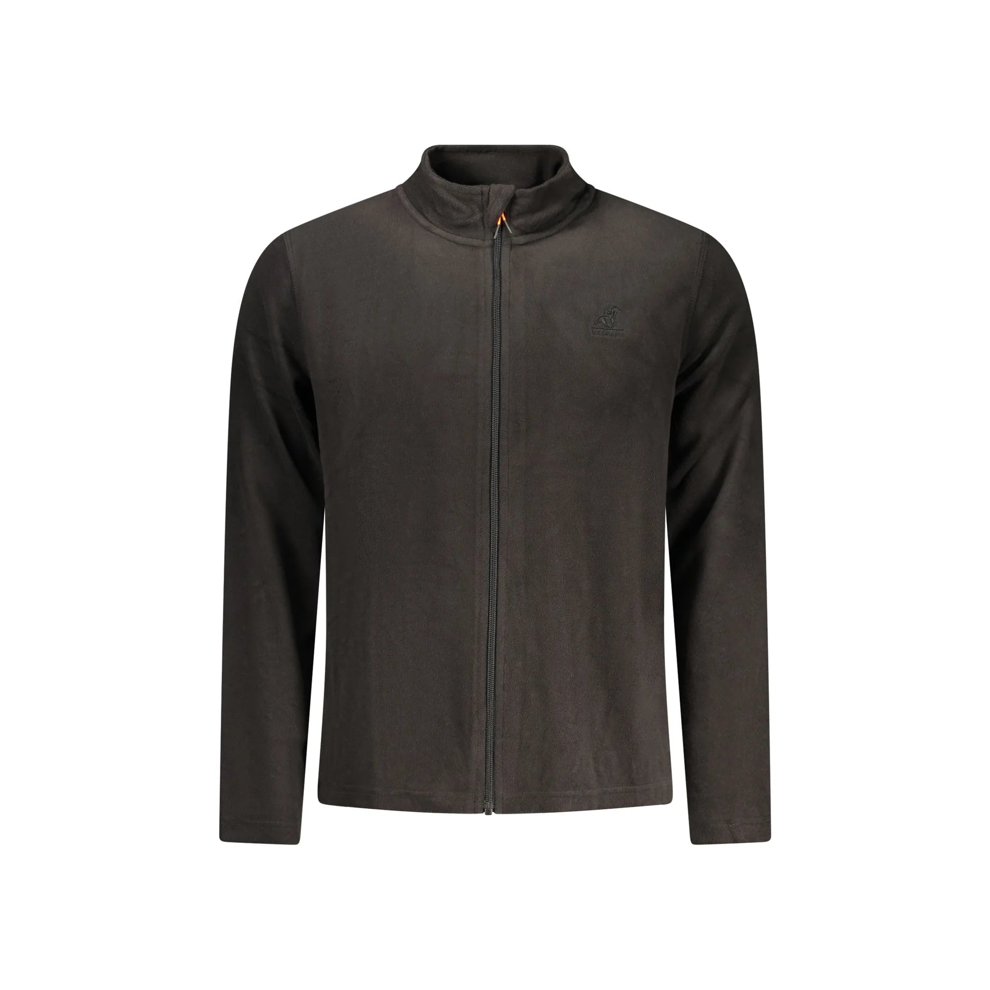 U.S. GRAND FELPA CON ZIP UOMO NERO