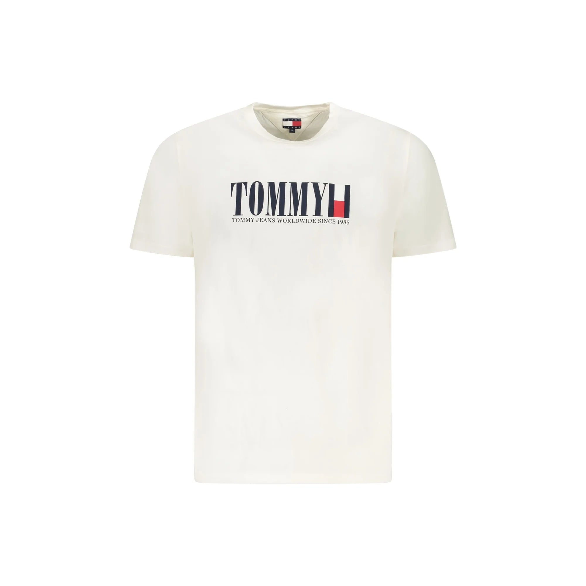 TOMMY HILFIGER T-SHIRT MANICHE CORTE UOMO BIANCO