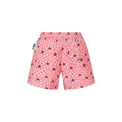 North Sails Costume da Mare Uomo Rosso Logo - vista 2