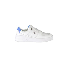 TOMMY HILFIGER Baskets Femme Blanches avec Lacets et Logo