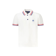 North Sails Polo Maniche Corte Bambino Bianca Logo