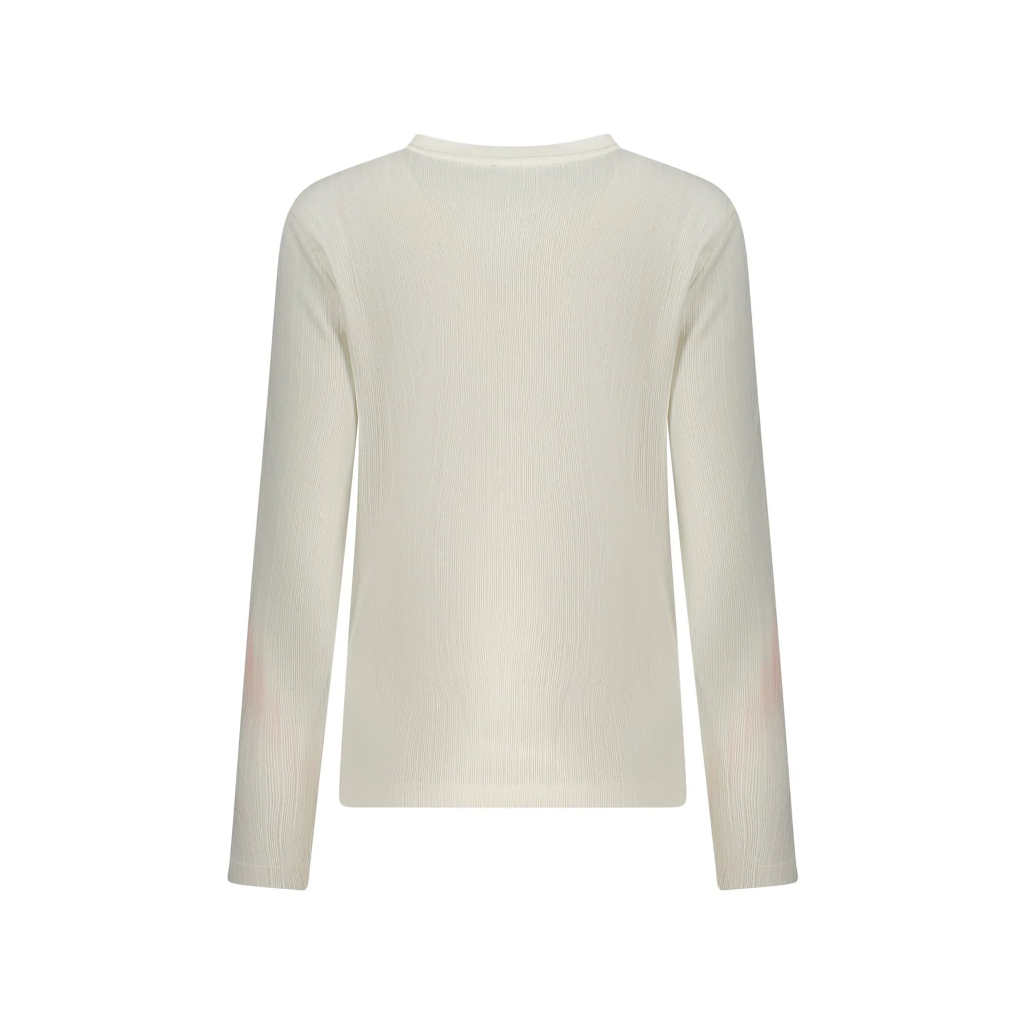 North Sails Maglia Donna Bianca Girocollo 1 Bottone Logo Maglie bianco - vista 2