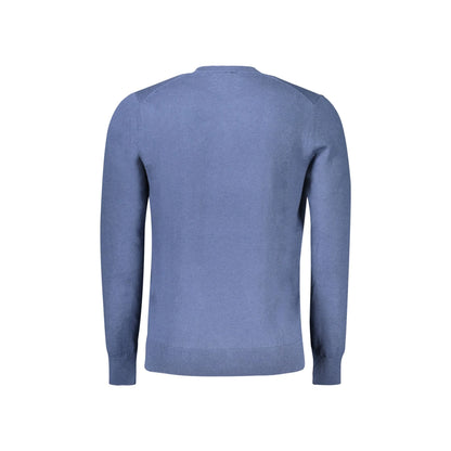 North Sails Maglione Uomo Blu Girocollo in Cotone e Lana Maglie - vista 2