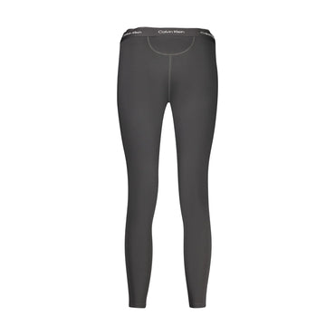 Calvin Klein Pantaloni Leggins Donna Nero Logo - vista 2