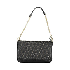 Valentino Bags Borsa a Spalla Donna Nera Dettagli a Contrasto