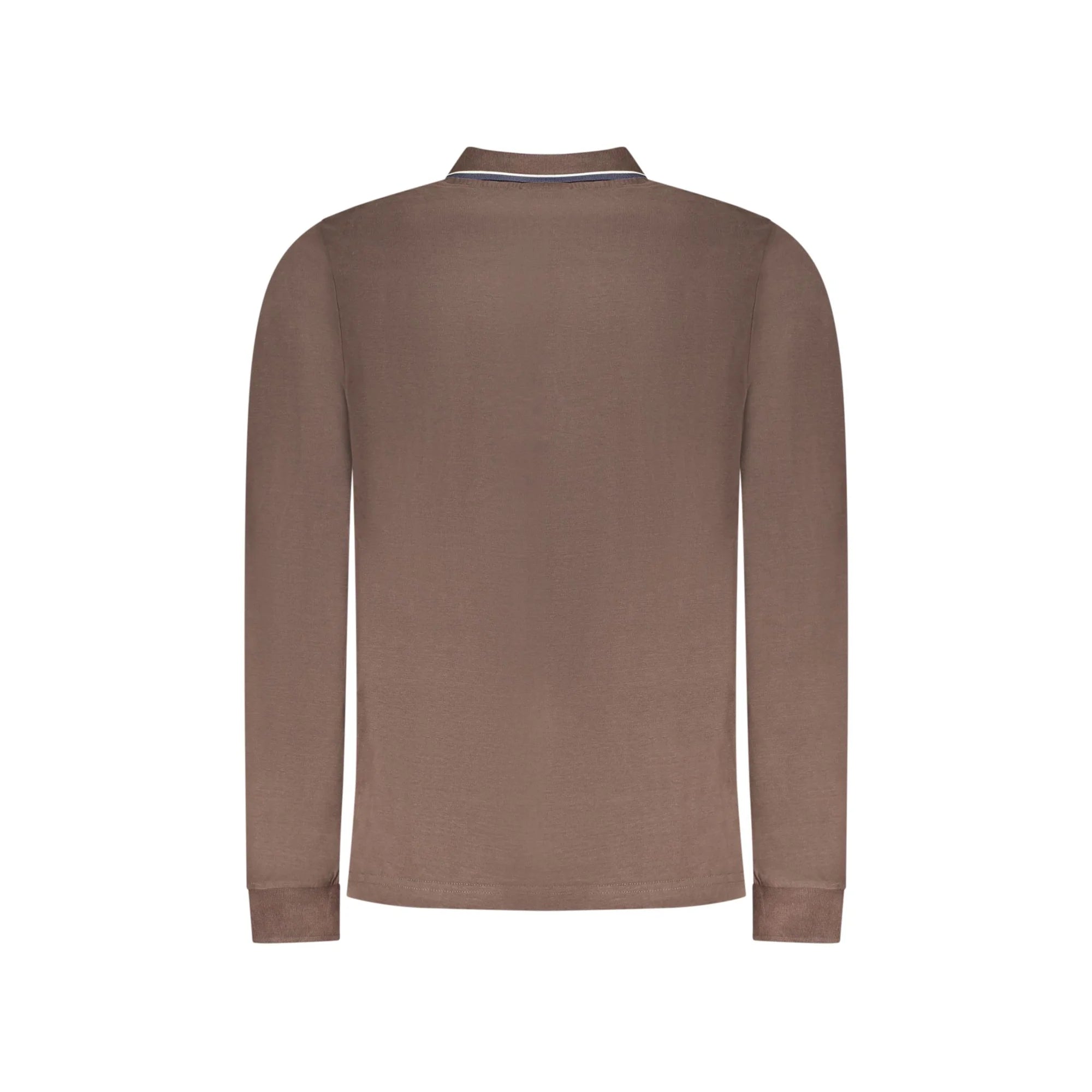 NORWAY 1963 POLO MANICHE LUNGHE UOMO MARRONE