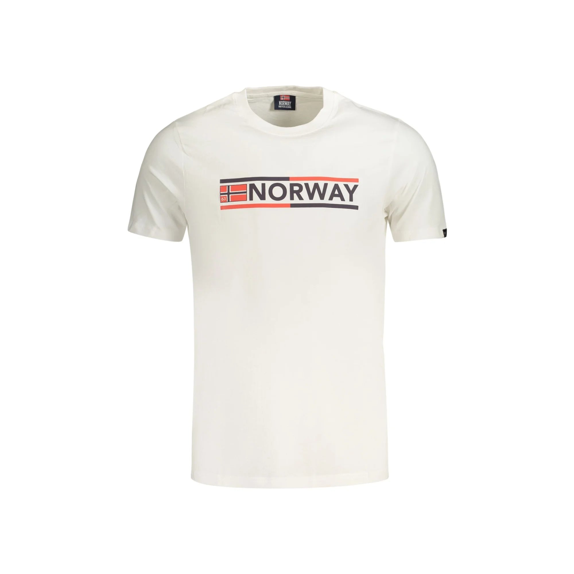 NORWAY 1963 T-SHIRT MANICHE CORTE UOMO BIANCO