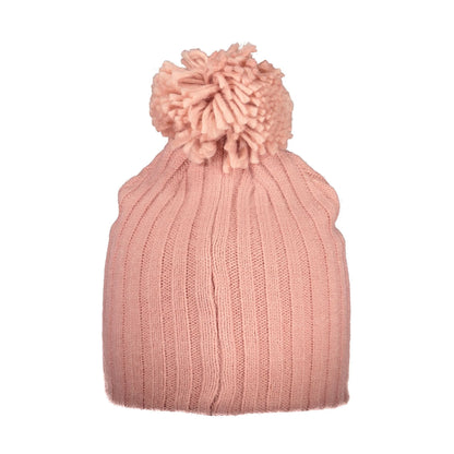 NORWAY 1963 Berretto Donna Rosa con Pompon e Logo Cappelli - vista 2