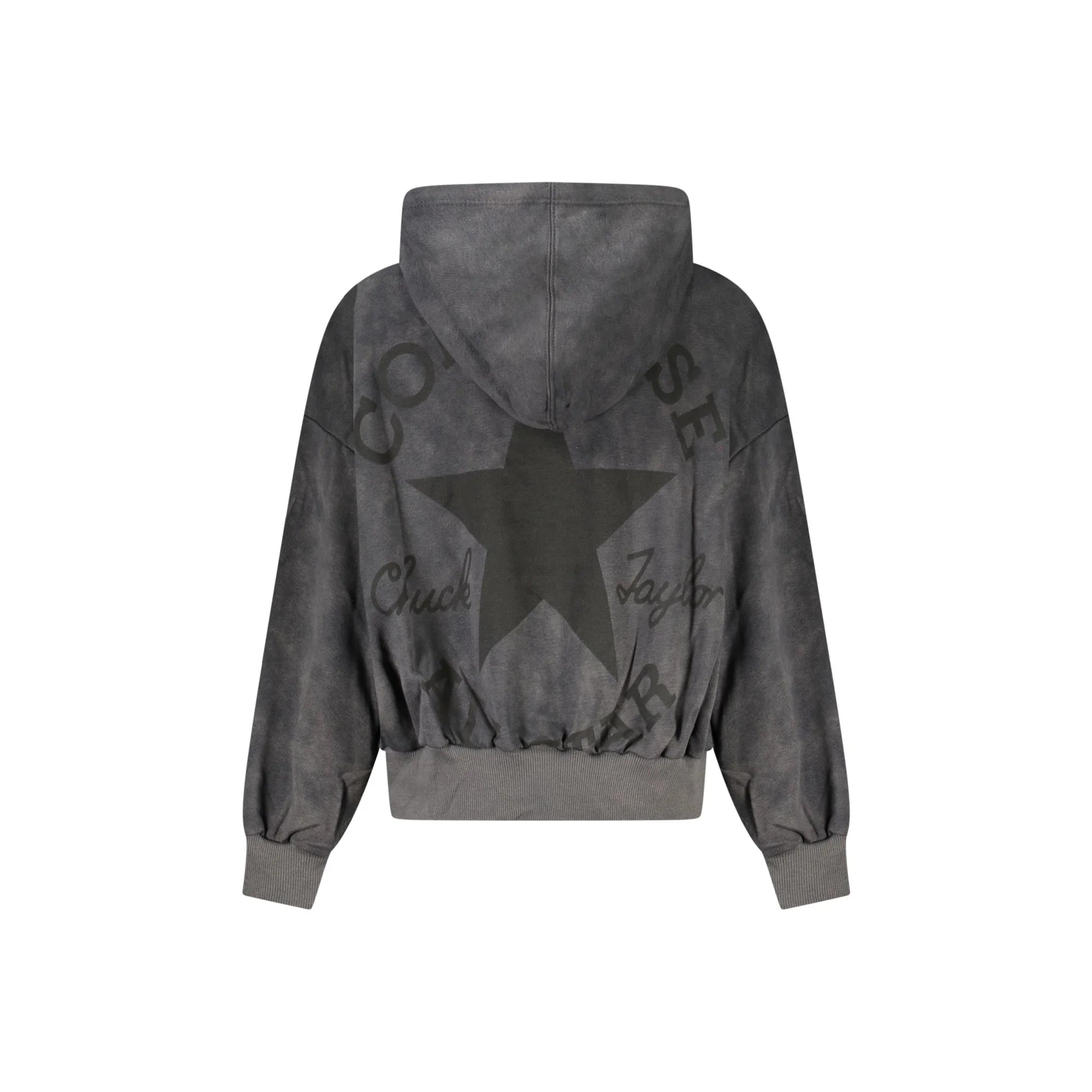 CONVERSE FELPA SENZA ZIP BAMBINA NERO
