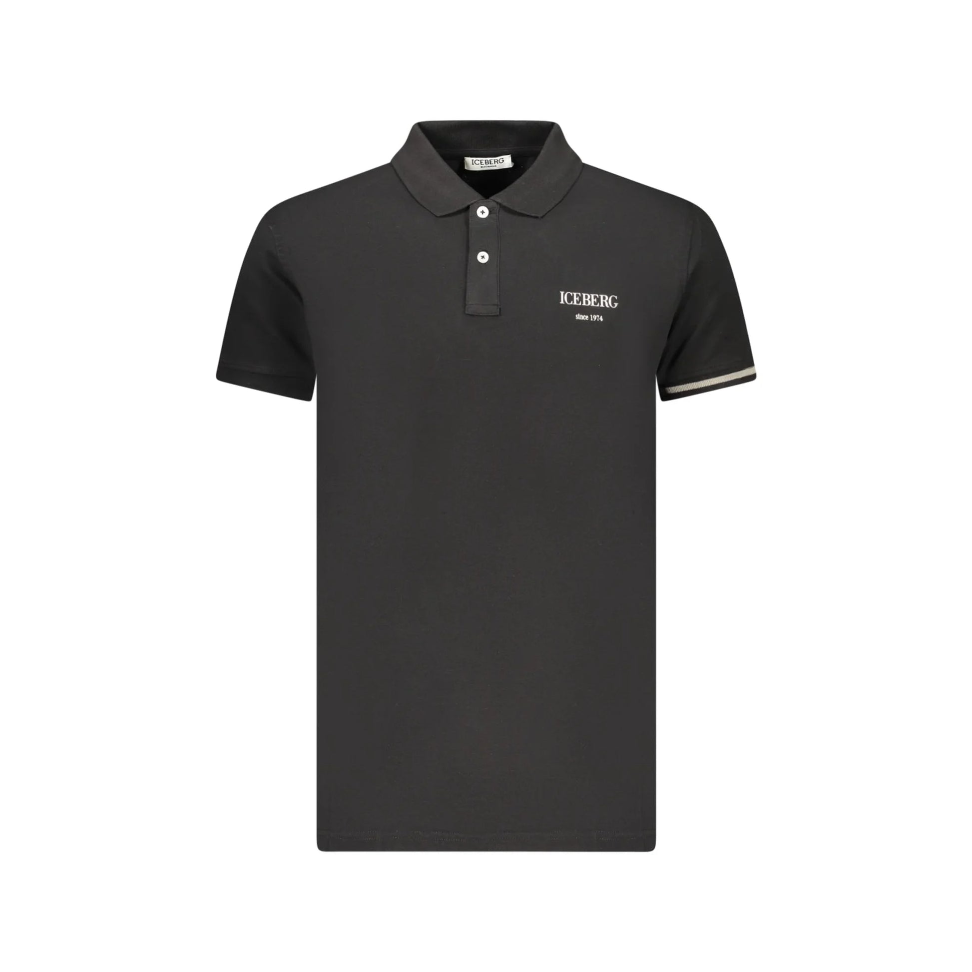 ICEBERG POLO MANICHE CORTE UOMO NERO