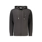 COVERI MOVING FELPA CON ZIP UOMO NERO