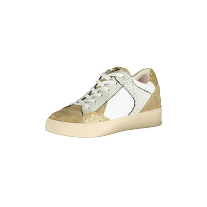 Cafenoir Sneakers Donna Bianche Stampa Logo bianco - vista 3