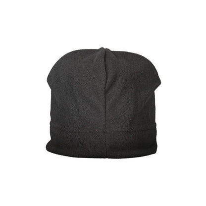 NORWAY 1963 Set Cuffia e Sciarpa Uomo Nero in Pile con Logo Cappelli - vista 2