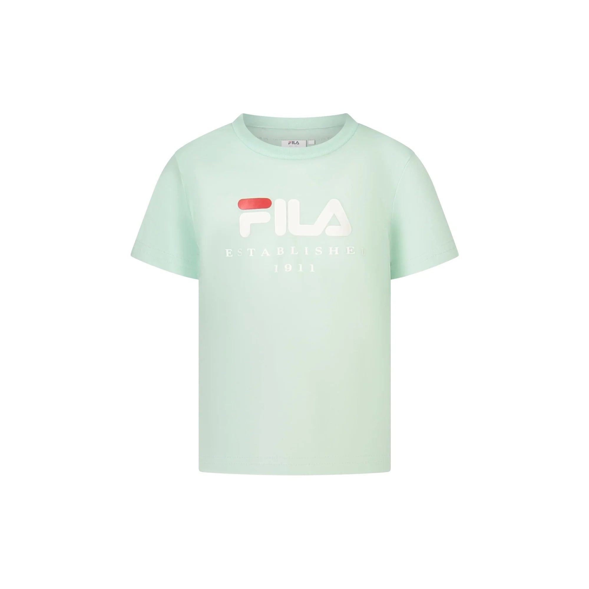 FILA T-SHIRT MANICHE CORTE BAMBINA VERDE