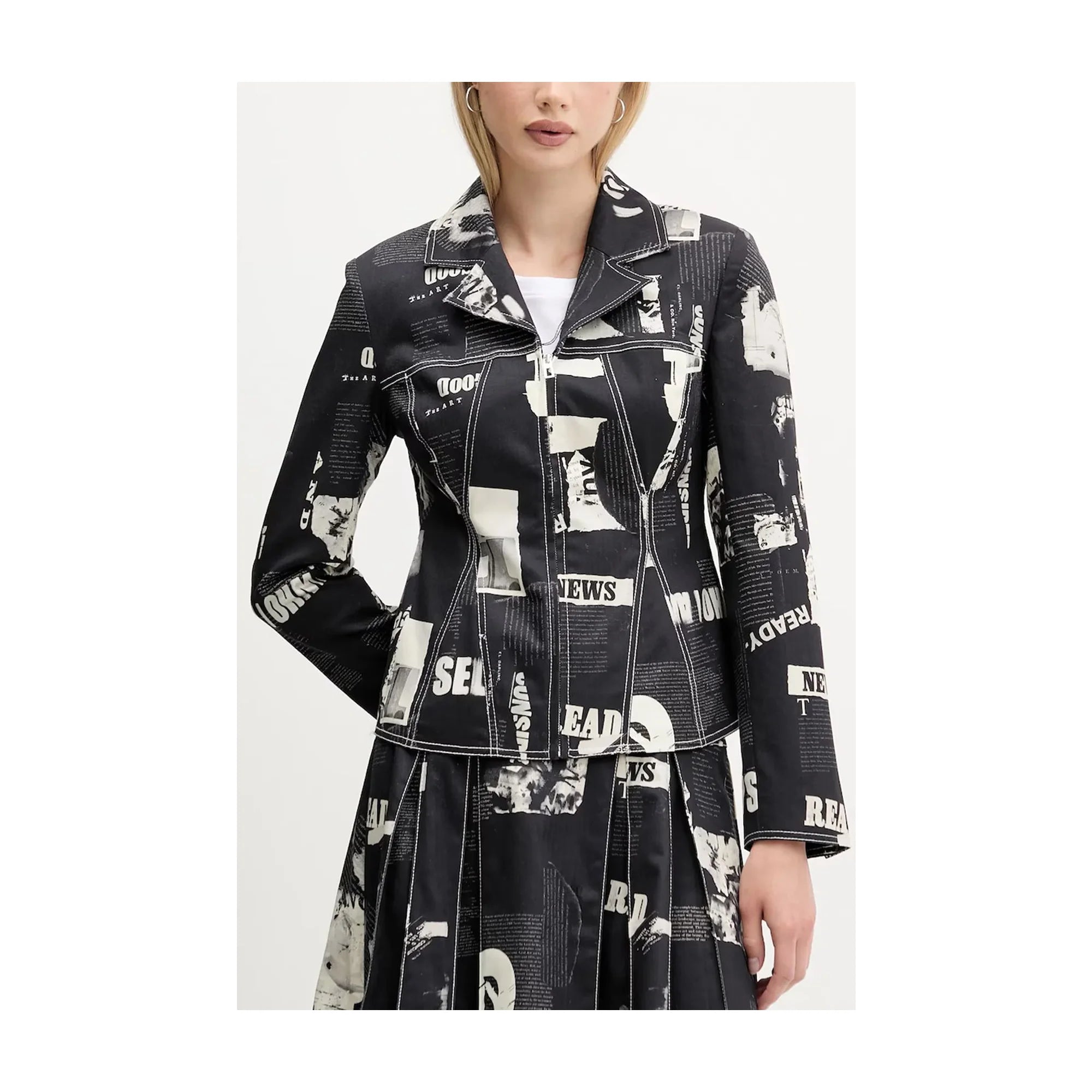 DESIGUAL GIACCA SPORTIVA DONNA NERO